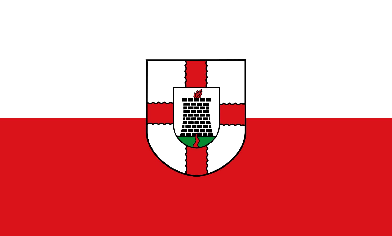 Drapeau Large Schmelz grand format paysage de 90x150cm pour mât