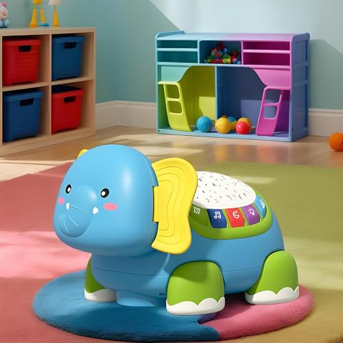Jouet musical éléphant interactif jeu sensoriel éducatif - 6