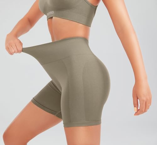 JOYSPELS Workout Shorts Women Gym Scrunch Butt Running Seamless Shorts Athletic High Waist Tummy Control - Image 3