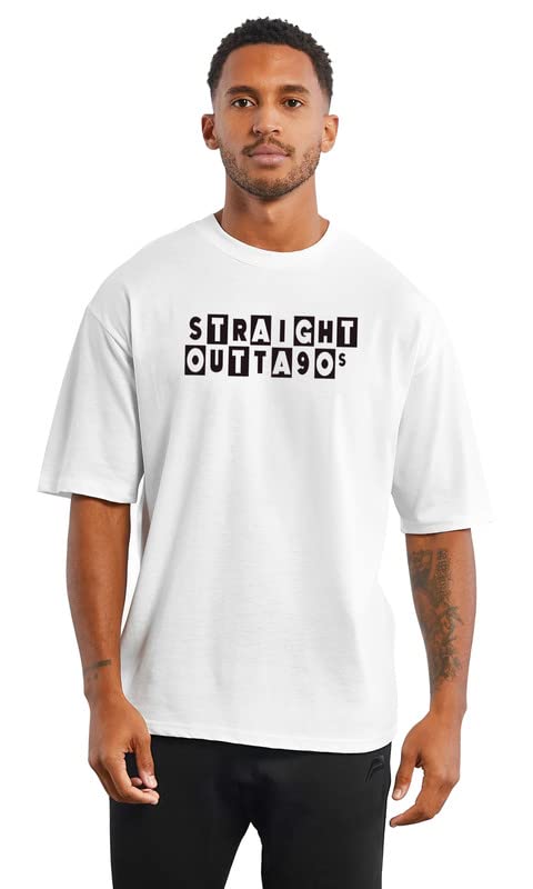 Buy THE DUFFERS Vintage-Inspired Oversized T-Shirt for Men