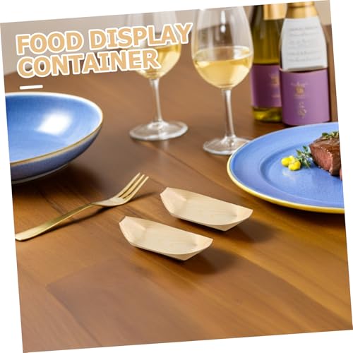 Botes desechables de madera para sushi 150 pcs miniatura 7