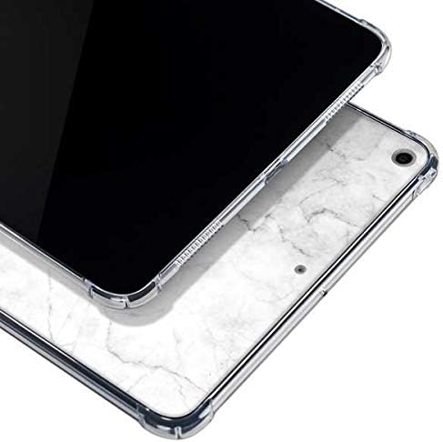 Skinit Clear Tablet Case Compatible with iPad 10.2in (9th Generation, 2019-2021) Originally Designed White Marble Design