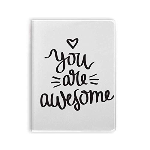 Carnet You Are Awesome à couverture souple style Art Déco pour cadeau unique