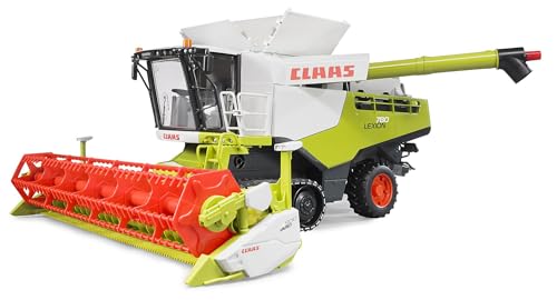bruder 02119 - Claas Lexion 780 Terra Trac Moissonneuse-batteuse - 1:16 Véhicule, Ferme, Agriculture, Tracteur, Tracteur, Bulldog, Moissonneuse, Travail aux champs,...