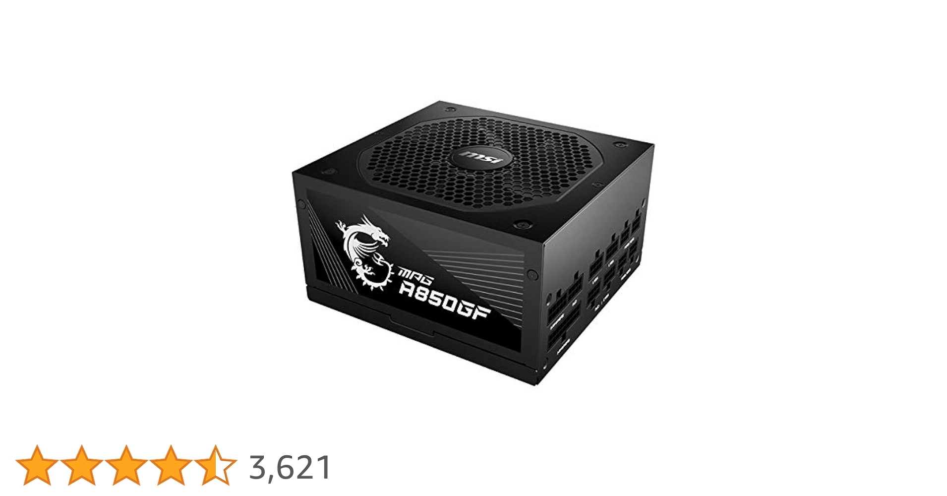 MSI MPG Series A850GF Power Supply (PSU): 850 Watt, Full