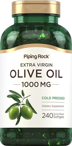Piping Rock Olive Oil Softgel Capsules | 1000mg | 240 Pills
