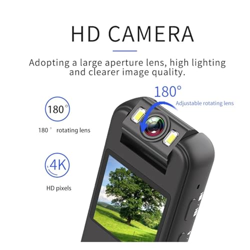 LNBBEQ CS09 Cámara Mini 4K con WiFi miniatura 4