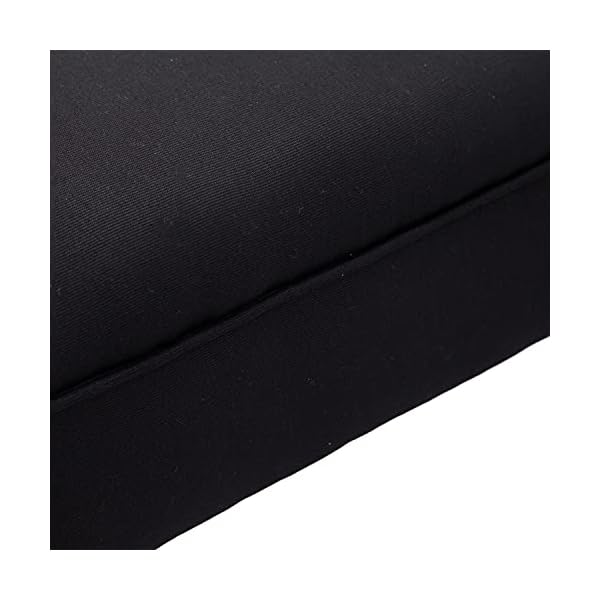 HOMCOM Bed End Side Chaise Lounge Sofa Window Seat Arm Bench Wooden Leg Fabric Cover - Image 9