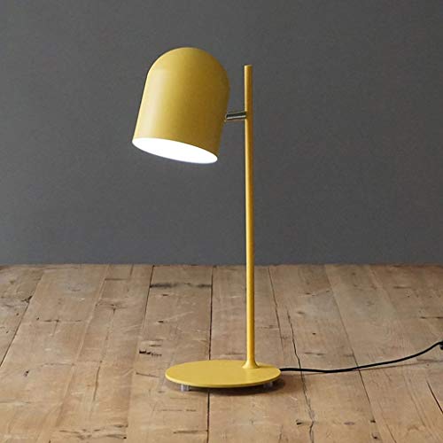 Lámpara de escritorio con iluminación de dormitori Nórdico Lámpara de mesa creativa LED, protección para los ojos Metal Makalon Dormitorio lámpara de cabecera Luces decorativas, Sala de estudio Sala d