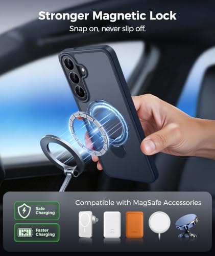 Image of FNTCASE for Samsung Galaxy S26 FE Case with 360 Spin Magnetic Stand