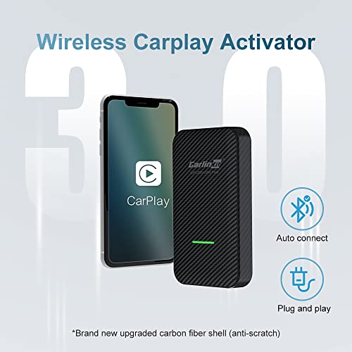 CarlinKit 3.0 Draadloze CarPlay adapter,voor een auto met CarPlay(Bouwjaar auto: 2017 tot 2022),Plug en Play,Ondersteuning firmwareversie-update - Afbeelding 3