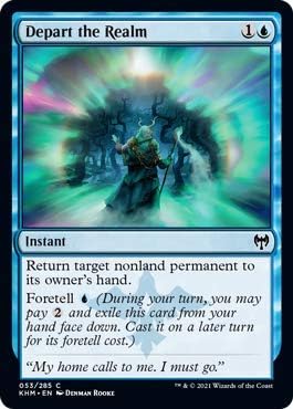 Magic: The Gathering - Depart The Realm - Foil - Kaldheim