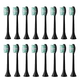 Cabezales de repuesto for cepillo dientes eléctrico BOMIDI TX5 (16 unidades)(16PCS BLACK)