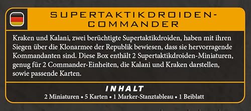 Star Wars: Legion Expansion Comandantes Droides tácticos miniatura 5