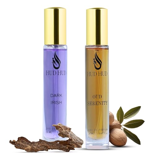 Image of Perfume Oud Serenity & Dark Irish Travel Perfume Duo Elegant Scent Pack Of 2