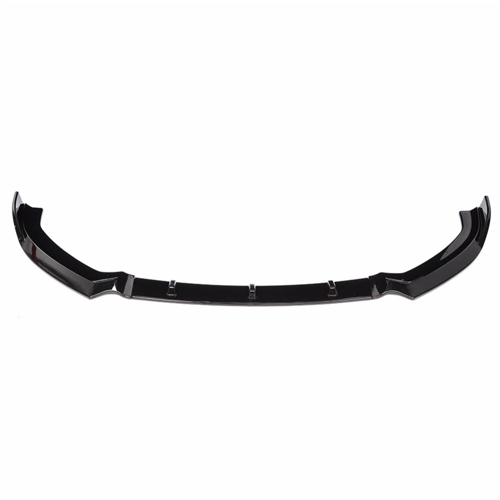 3 szt. Przedni zderzak samochodowy Lip błyszczący Splitter dyfuzor Body Kit Spoiler zderzaki, dla, A3 2017 2018 2019 czarny