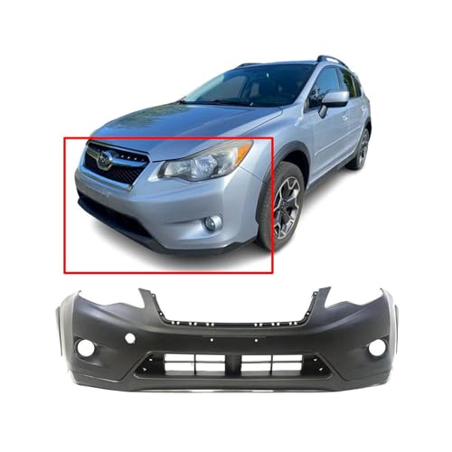 Image of FitParts Compatible with Subaru XV Crosstrek 2013-2015 Front Bumper Cover | Primed, Ready to Paint, OEM 57704FJ011, SU1000172