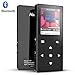 Produktbild Hommie Bluetooth MP3 Player 8GB mit Touch Taste, 1,8 Zoll TFT Farbbildschirm HiFi Metall Musik Player mit FM Radio, Kopfhörer Unterstützt bis 128GB SD Karte, Schwarz