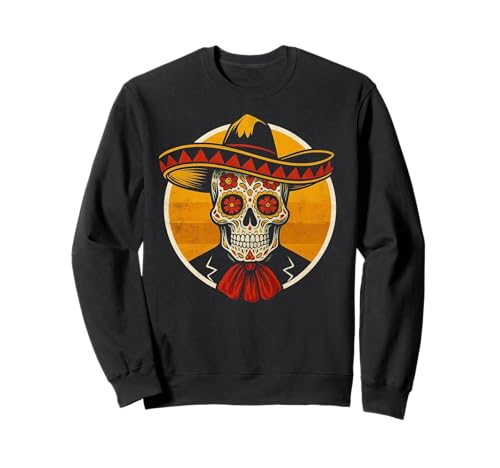 Sombrero de Calavera para Fiesta Mexicana del Cinco de Mayo Sudadera