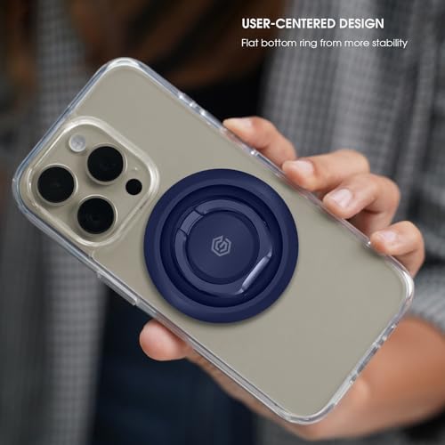 Image of GRIPP Mag Ring Mount MagSafe Ring Holder Compatible with iPhone 16 /15 /14 /13 /12 Series | Adjustable Kickstand Metal Magnetic Mount | MagSafe Accessories | Easily Removable Phone Holder - Blue