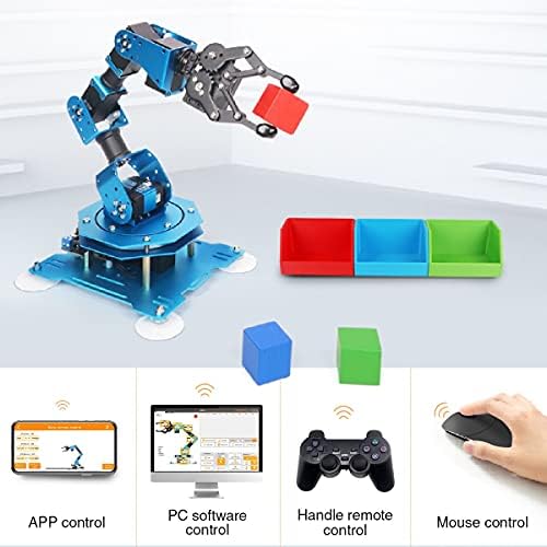 xArm UNO Robotic Arm 6DOF Robot Arm Kit with Secondary Development Compatible with Arduino IDE, DIY Programming Robot Kit STEAM Robot Arm with Sensor and UNO R3 Open Source Code & Tutorial 5 41Y0X1jqpAS. AC