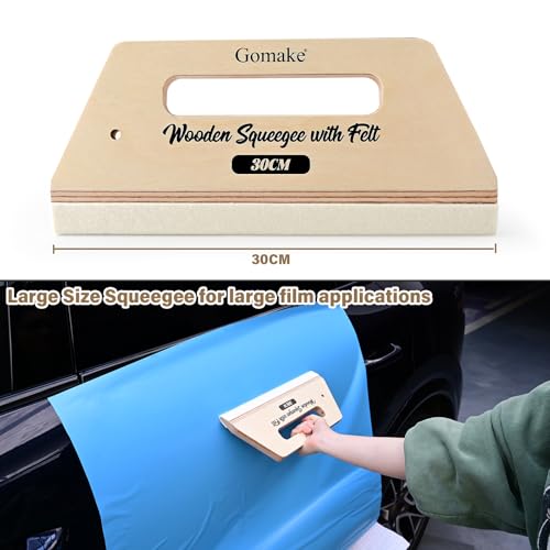 Image of Gomake Wallpaper Smoothing Tool Large Wooden Squeegee Tool