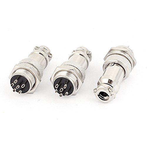 Adaptador Conector Aviación Metal 3 Pzas Aexit miniatura 1