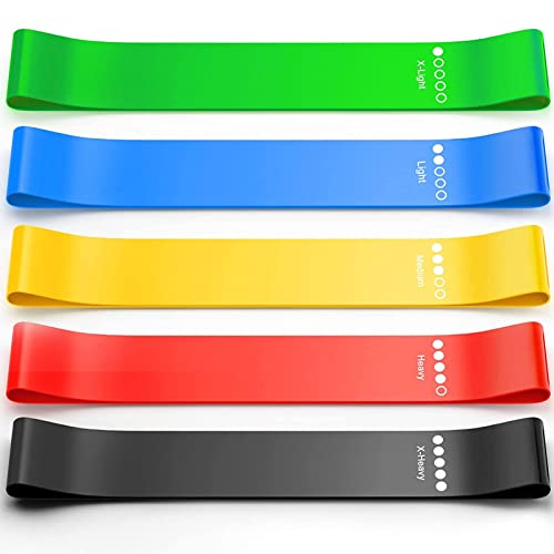 MODY RODY 5 Pack Resistance Bands for Working Out Exercise Bands Gym Workout Bands for Women/Men (Colorful Series)