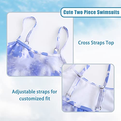 Girls Bikini Swimsuits Two Piece Bathing Suit Hawaiian Swimwear Set for Kids Girls 3-16 Years4