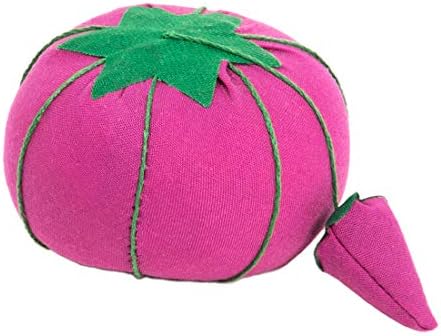 Dritz S101 Tomato Pin Cushion Notion, Lime, Pink, Purple, 2-3/4″ (69 mm)