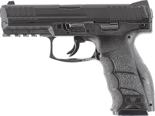 Heckler & KOCH Airsoft Pistole VP9, Federdruck Waffe mit 0,5 Joule, inkl. 100 x 6 mm BB Soft-Air Kugeln, Schwere Ausführung mit Metallschlitten Heckler & KOCH Airsoft Pistole VP9, Federdruck Waffe mit 0,5 Joule, inkl. 100 x 6 mm BB Soft-Air Kugeln, Schwere Ausführung mit Metallschlitten