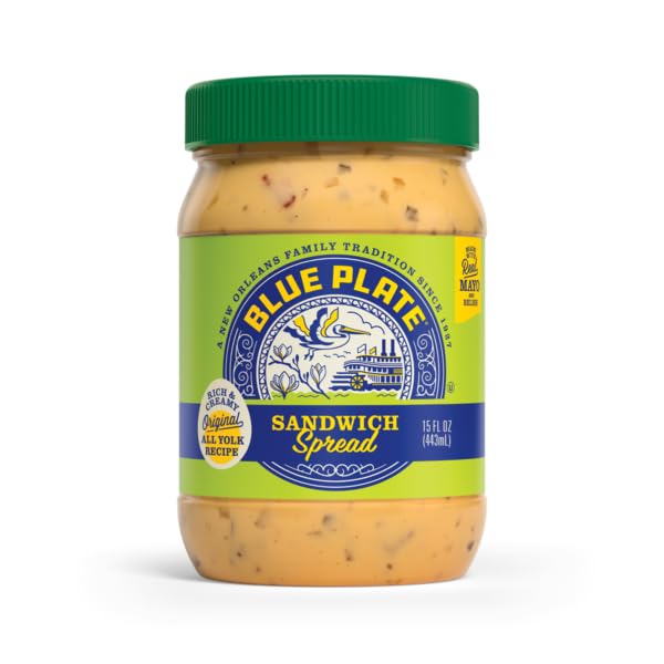 Image of Blue Plate Mayonnaise Sandwich Spread, 15 Fl Oz Jar (Pack of 1)