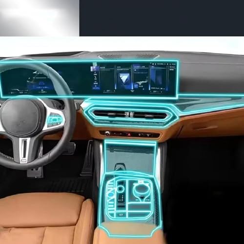 Éviter les rayures console centrale BMW G20 G21 avec ce film de protection TPU 2023