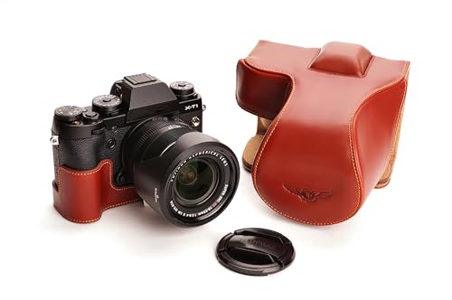 Sac Fujifilm X-T1 en cuir marron TP l'accessoire idéal pour vos reportages urbains