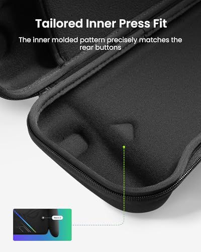 Image of tomtoc Slim Carrying Case for ROG Xbox Ally X / ROG Xbox Ally 2025, Military Grade Protection Hard Shell Protective Cover, Portable Odorless Felt Travel Bag for Console & Accessories [Windows]