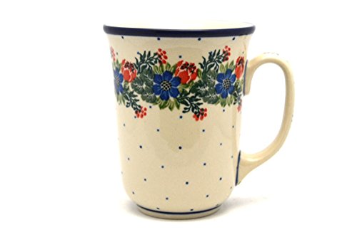 Taza de cerámica Polish Pottery 16 oz Garden Party miniatura 1