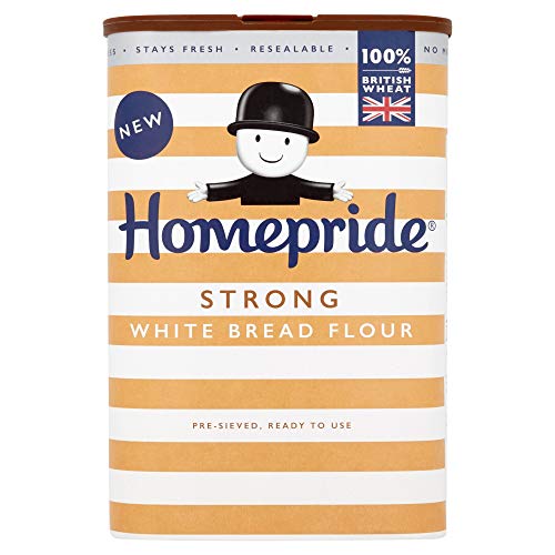 british flour - Homepride British Strong White Bread Flour, 1kg