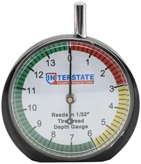 Interstate Pneumatics TG32 Professional Dial Type Tire Tread Depth Gauge