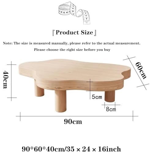Table nuage bois pour un salon chaleureux et design épuré