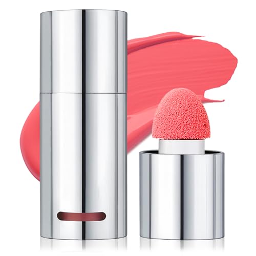 Erinde Liquid Blush, Langanhaltendes Flüssiges Rouge Mit Weichem Schwammkopf, Hochpigmentierte Farbe in Rosa, Natürlich Mattes und Feuchtigkeitsspendendes Finish Für Ein Sanftes, Frisches Aussehen #03