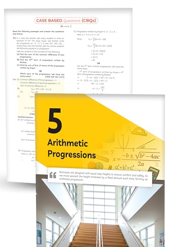 Image of Educart CBSE Class 10 Mathematics Question Bank 2026-27 | Chapterwise, Case-Based & Competency-Based Questions | Unit Test Worksheets, Notes & Visuals | NCERT Based CBSE 2027