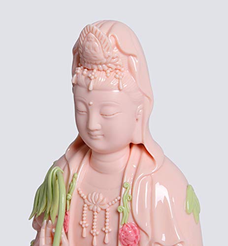 Art Park Guan Yin Statue, Quan Yin Statue, Kwan Yin Statue, Kuan Yin Statue, Home Decor, Best Chinese Feng Shui Gifts. (11 Inches Top Ceramic Guan Yin) #TOP1