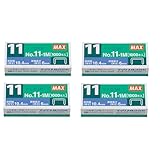 マックス MAX ホチキス ホッチキス針 バイモ11用 11号 4個入 No.11-1M