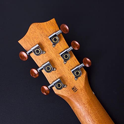 Ukulele 6 Strings Mini Travel Guitar Ukulele 31 inch Mahogany 20 Frets with Gig Bag Picks Strap Ukuleles - Les Beatles, Paul McCartney, John Lennon, RIngo Starr, George Harrison Ukulele 6 Strings Mini Travel Guitar Ukulele 31 inch Mahogany 20 Frets with Gig Bag Picks Strap Ukuleles – Image 7