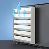 Deflector de aire acondicionado Mini-Split para unidades al aire libre, cubierta de ventilación ajustable, protector contra el viento para bombas de calor, salida de aire, protección contra