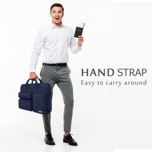 Image of Probus 360 Protective Laptop Shoulder Bag for Laptop ?MacBook ?Chromebook ?Notebook Water Resistant Sleeve Case Cover Office Bag (Blue, 13.3 Inch)