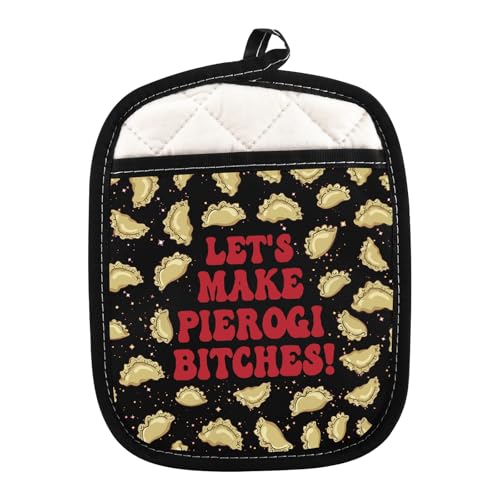 JNIAP Pierogi Pot Holder Pierogi Lover Gifts Pierogi Maker Hot