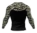 Red Plume Men's Compression Printing Tight-Fitting Tee Sports Training Long Sleeve Shirt Sportswear Running Top (US, Alpha, X-Large, Regular, Regular, Camouflage Sleeves)
