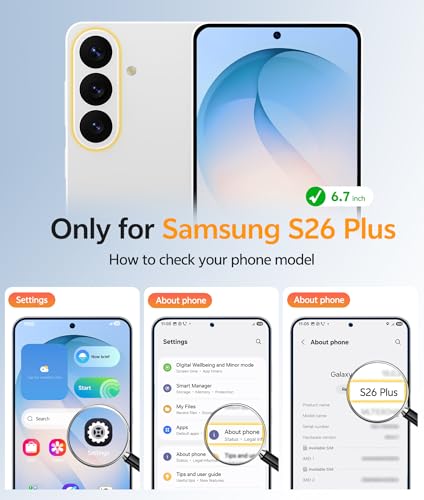 Image of FNTCASE for Samsung Galaxy S26+ Plus Case: [Fit for Magsafe] [Full Camera Protection + Screen Protector] Translucent Matte Military Grade - Shockproof Protective Phone Cover for S26 Plus - Light Blue