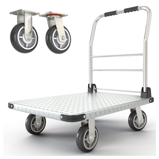 2200 lbs Capacity Folding Push Cart Dolly